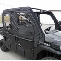 3 Star Black Soft Upper Doors and Rear Window - Kawasaki Mule Pro-FXT, DXT
