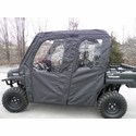 3 Star Black Soft Upper Doors and Rear Window - Kawasaki Mule Pro-FXT, DXT