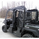 3 Star Black Soft Upper Doors and Rear Window - Kawasaki Mule Pro-FXT, DXT