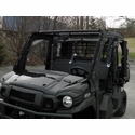 3 Star Black Soft Upper Doors and Rear Window - Kawasaki Mule Pro-FXT, DXT