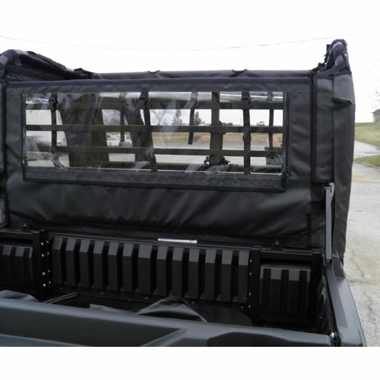 3 Star Black Soft Upper Doors and Rear Window - Kawasaki Mule Pro-FXT, DXT - alt image 7