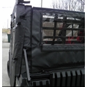 3 Star Black Soft Upper Doors and Rear Window - Kawasaki Mule Pro-FXT, DXT