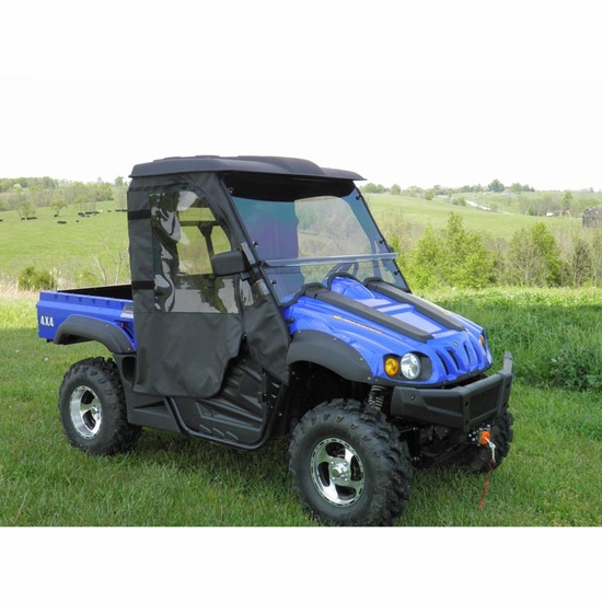 3 Star Black Soft Upper Doors and Rear Window - Massimo MSU 500, 700 - alt image 2