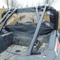 3 Star Black Soft Upper Doors and Rear Window - Polaris RZR XP 4 Turbo S