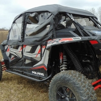 3 Star Black Soft Upper Doors and Rear Window - Polaris RZR XP 4 Turbo S