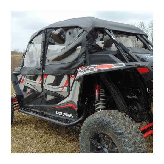 3 Star Black Soft Upper Doors and Rear Window - Polaris RZR XP 4 Turbo S