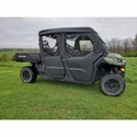 3 Star Black Soft Upper Doors and Zippered Rear Window - Can Am Defender Max