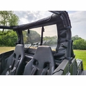 3 Star Black Soft Upper Doors and Zippered Rear Window - Can Am Maverick Sport Max