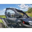 3 Star Black Soft Upper Doors and Zippered Rear Window - CF Moto ZForce 950