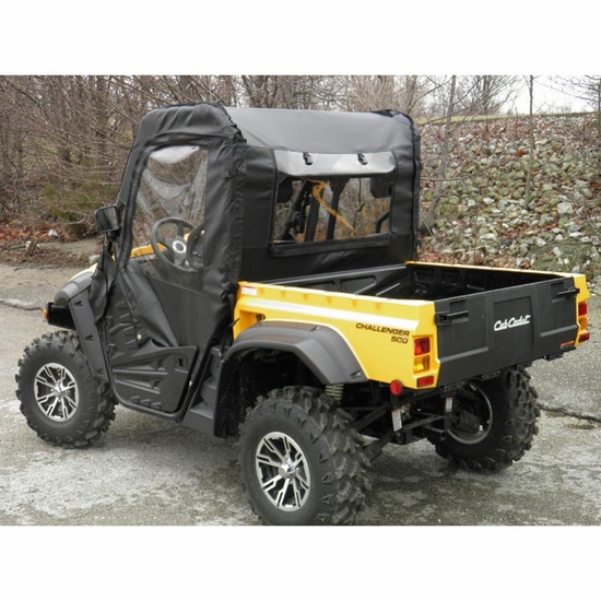 3 Star Black Soft Upper Doors and Zippered Rear Window - Hisun HS 500, HS 700