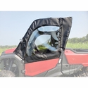 3 Star Black Soft Upper Doors and Zippered Rear Window - Honda Pioneer 1000