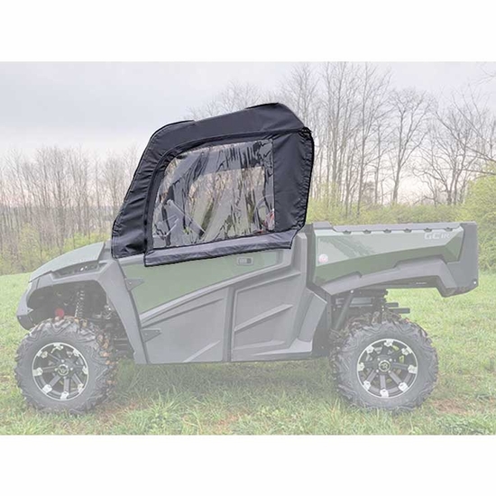 3 Star Black Soft Upper Doors and Zippered Rear Window - Intimidator GC1K, GC1K Truck - alt image 0