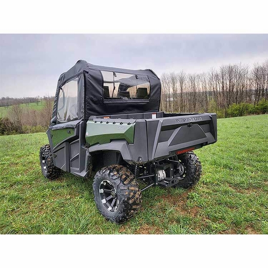 3 Star Black Soft Upper Doors and Zippered Rear Window - Intimidator GC1K, GC1K Truck - alt image 1