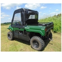 3 Star Black Soft Upper Doors and Zippered Rear Window - Kawasaki Mule Pro-MX