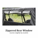 3 Star Black Soft Upper Doors and Zippered Rear Window - Polaris General 4 1000, XP 4 1000