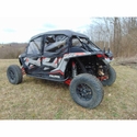 3 Star Black Soft Upper Doors and Zippered Rear Window - Polaris RZR XP 4 Turbo S