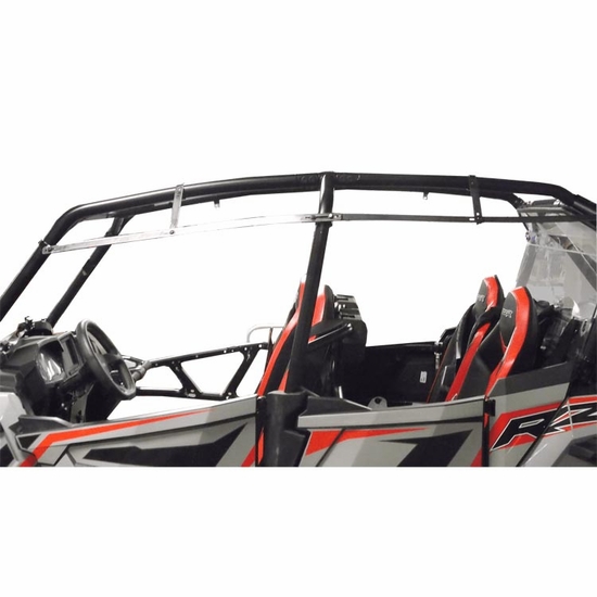 3 Star Black Soft Upper Doors and Zippered Rear Window - Polaris RZR XP 4 Turbo S - alt image 2