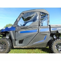 3 Star Black Soft Upper Doors and Zippered Rear Window - Textron, Arctic Cat Stampede