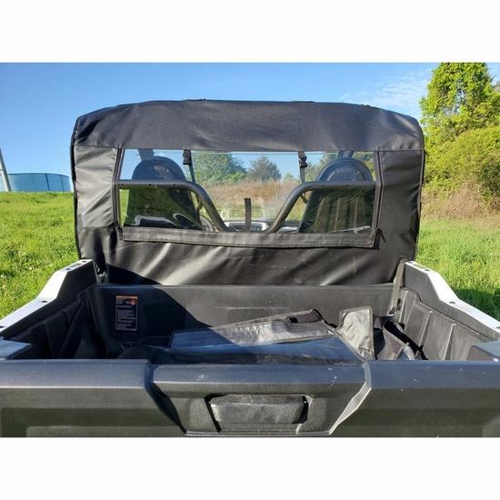 3 Star Black Soft Upper Doors and Zippered Rear Window - Yamaha Wolverine RMAX2 1000 - alt image 2