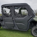 3 Star Black Soft Upper Doors - Can Am Defender Max