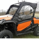 3 Star Black Soft Upper Doors - Honda Pioneer 1000