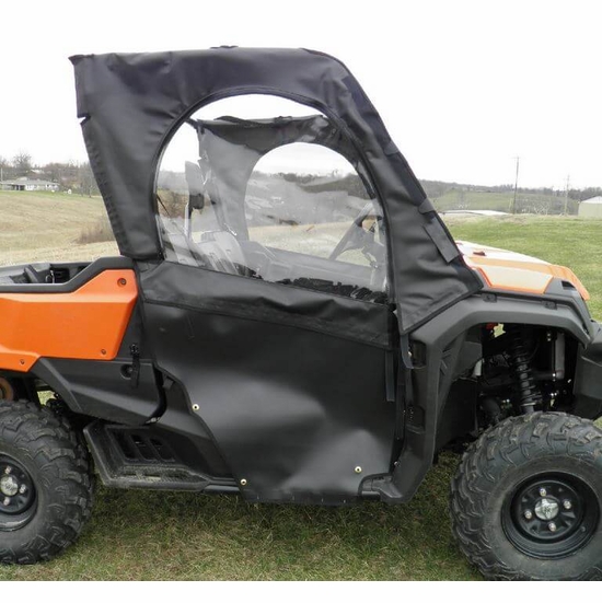3 Star Black Soft Upper Doors - Honda Pioneer 1000 - alt image 0