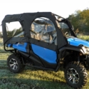 3 Star Black Soft Upper Doors - Honda Pioneer 1000-5, 1000-6