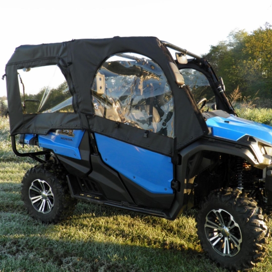 3 Star Black Soft Upper Doors - Honda Pioneer 1000-5, 1000-6 - alt image 0