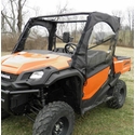 3 Star Black Soft Upper Doors - Honda Pioneer 1000