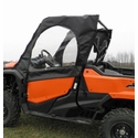 3 Star Black Soft Upper Doors - Honda Pioneer 1000