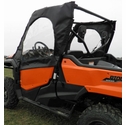 3 Star Black Soft Upper Doors - Honda Pioneer 1000