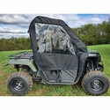 3 Star Black Soft Upper Doors - Honda Pioneer 500, 520