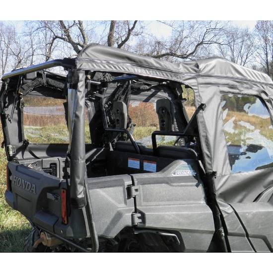 3 Star Black Soft Upper Doors - Honda Pioneer 700 4 - alt image 2
