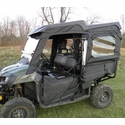 3 Star Black Soft Upper Doors - Honda Pioneer 700 4