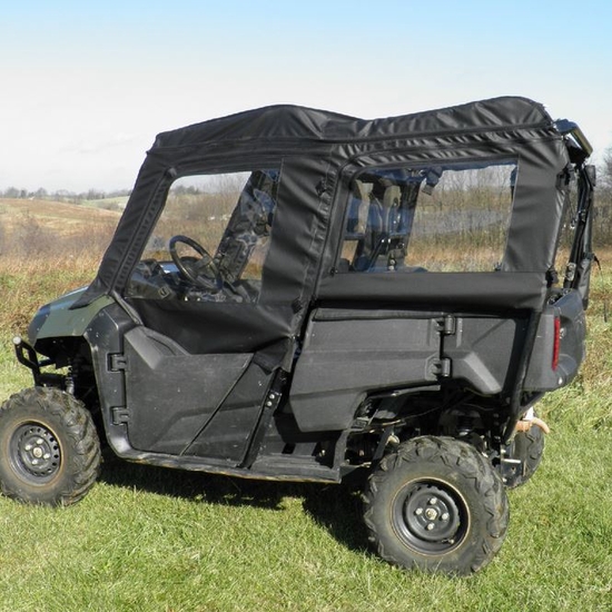3 Star Black Soft Upper Doors - Honda Pioneer 700 4 - alt image 6