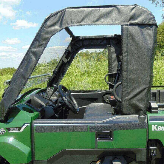 3 Star Black Soft Upper Doors - Kawasaki Mule Pro-MX - alt image 1