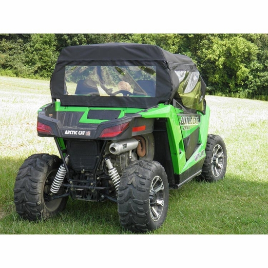 3 Star Black Soft Upper Doors, Lower Inserts, Rear Window and Top - Arctic Cat, Textron Wildcat Trail, Sport - alt image 1