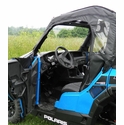 3 Star Black Soft Upper Doors - Polaris General 1000, XP 1000