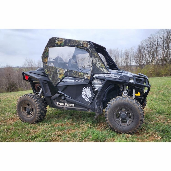 3 Star Black Soft Upper Doors - Polaris RZR XP 1000, XP Turbo, S 1000, 900, S 900