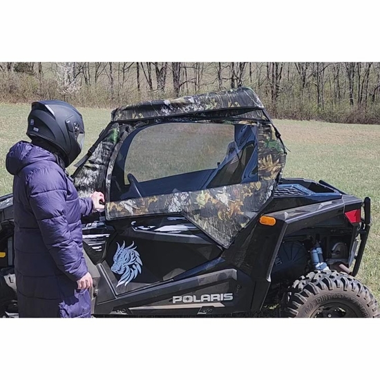 3 Star Black Soft Upper Doors - Polaris RZR XP 1000, XP Turbo, S 1000, 900, S 900 - alt image 1