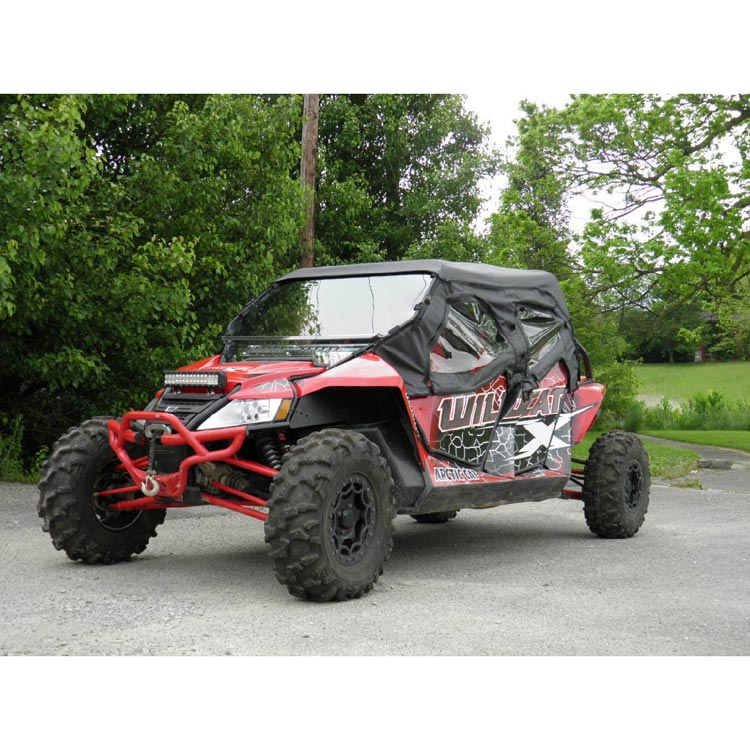 3 Star Black Soft Upper Doors, Rear Window and Top - 2015 Arctic