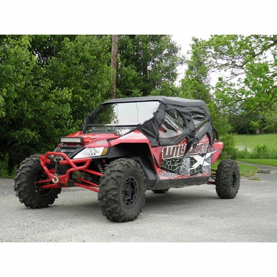 3 Star Black Soft Upper Doors, Rear Window and Top - 2015 Arctic Cat Wildcat 4X Limited