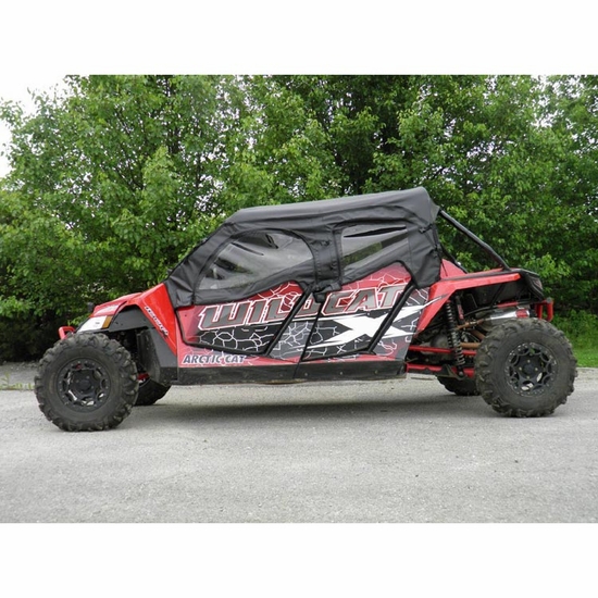 3 Star Black Soft Upper Doors, Rear Window and Top - 2015 Arctic Cat Wildcat 4X Limited - alt image 0