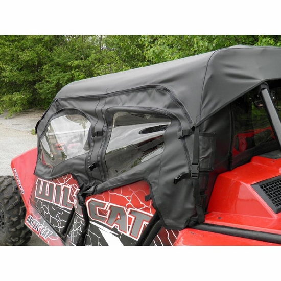 3 Star Black Soft Upper Doors, Rear Window and Top - 2015 Arctic Cat Wildcat 4X Limited - alt image 1