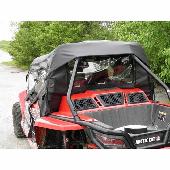 3 Star Black Soft Upper Doors, Rear Window and Top - 2015 Arctic Cat Wildcat 4X Limited - alt image 2