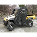 3 Star Black Soft Upper Doors, Rear Window and Top - Hisun HS 500, 700 w/ Black Hood Stripes