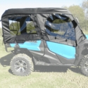 3 Star Black Soft Upper Doors, Rear Window and Top - Honda Pioneer 1000-5