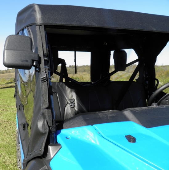 3 Star Black Soft Upper Doors, Rear Window and Top - Honda Pioneer 1000-5 - alt image 3