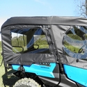 3 Star Black Soft Upper Doors, Rear Window and Top - Honda Pioneer 1000-5