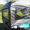 3 Star Black Soft Upper Doors, Rear Window and Top - Honda Pioneer 1000-5